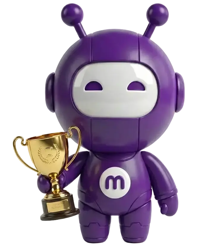 Maski holding a trophy